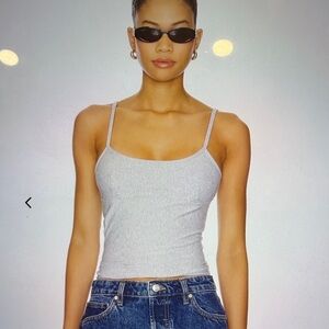 All the Ways Carmin Top Grey Stripe